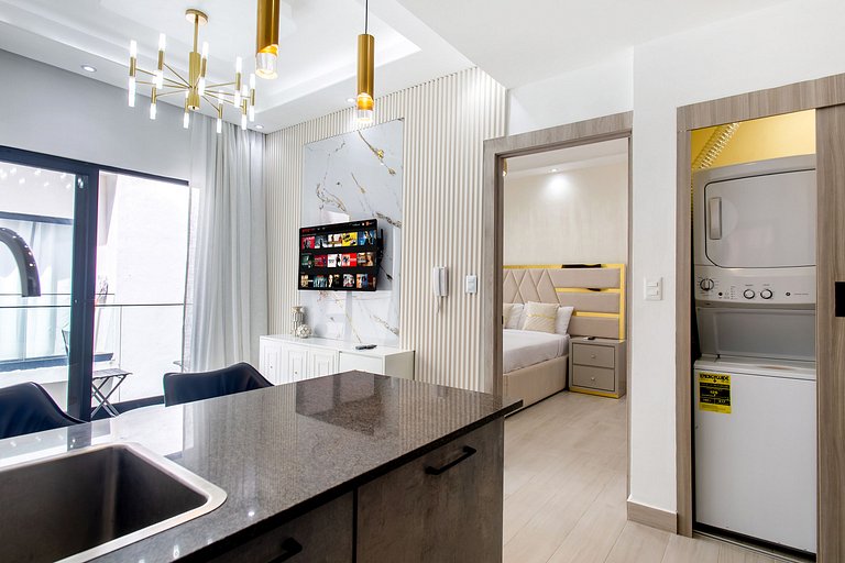 Elegante 1BR en Vistacana piscina gymnasio