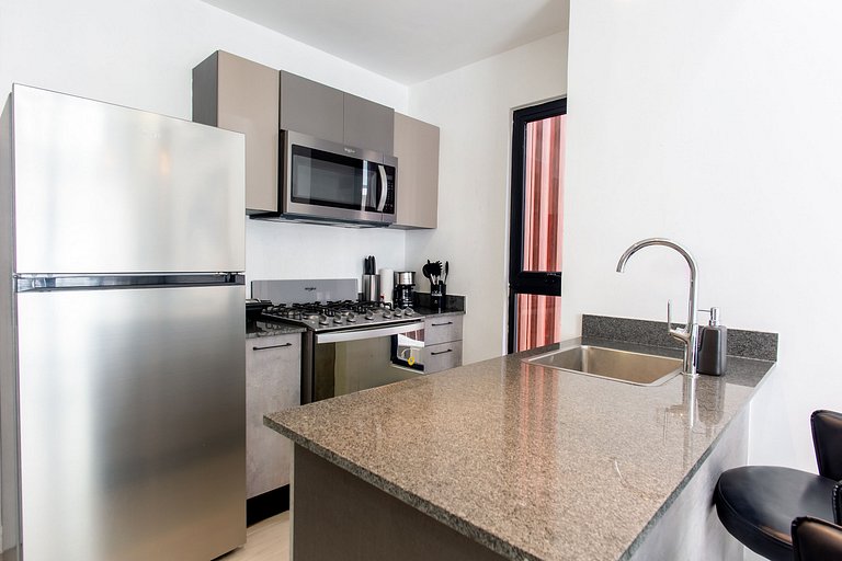 Elegante 1BR en Vistacana piscina gymnasio
