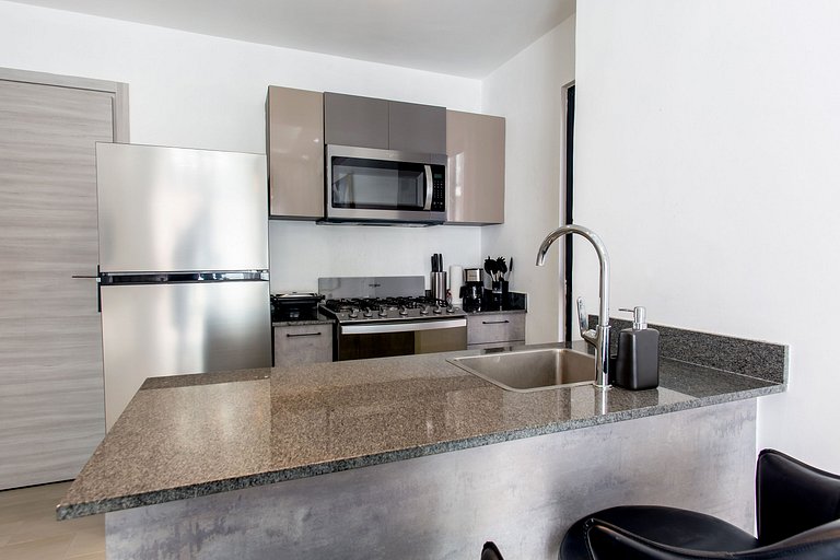 Elegante 1BR en Vistacana piscina gymnasio