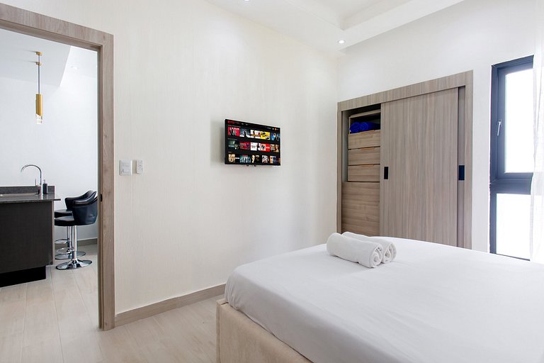 Elegante 1BR en Vistacana piscina gymnasio