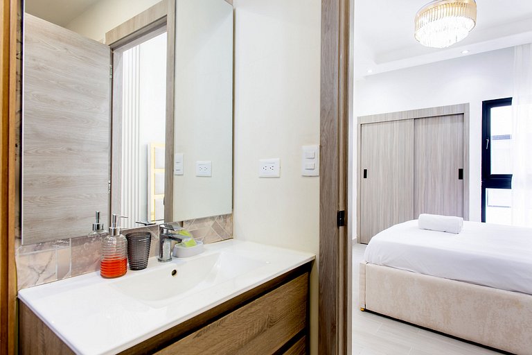Elegante 1BR en Vistacana piscina gymnasio