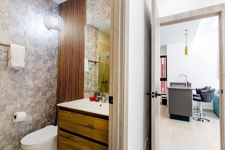 Elegante 1BR en Vistacana piscina gymnasio