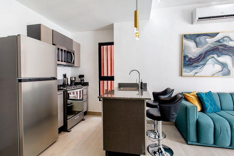 Elegante 1BR en Vistacana piscina gymnasio