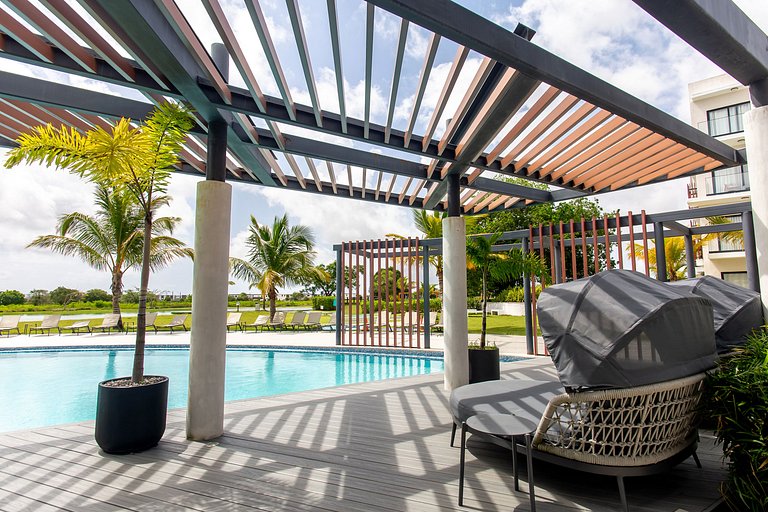 Elegante 1BR en Vistacana piscina gymnasio