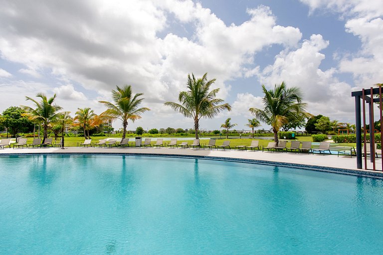 Elegante 1BR en Vistacana piscina gymnasio