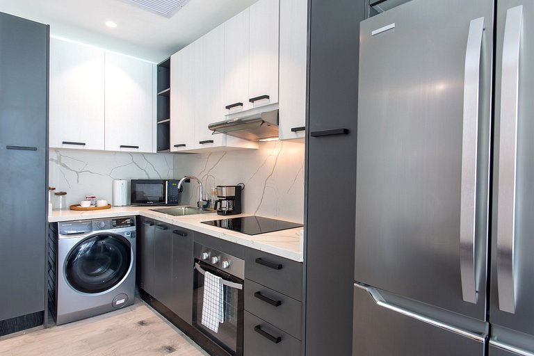 Apartamento en primer nivel con vista a la piscina
