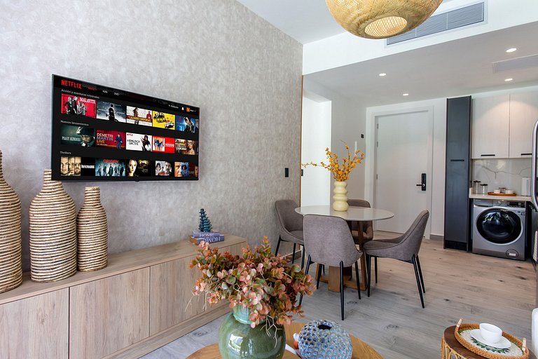 Apartamento en primer nivel con vista a la piscina