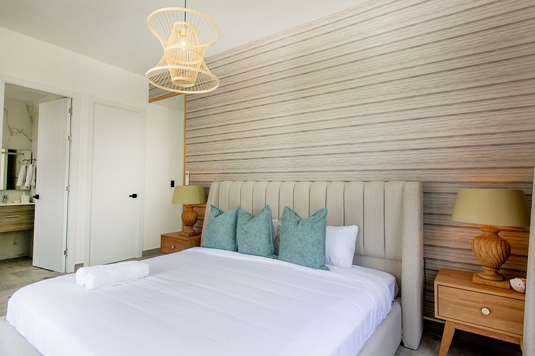 Apartamento en primer nivel con vista a la piscina
