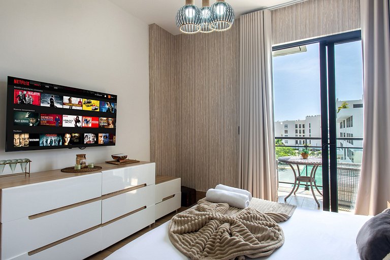 Suite cuarto piso vista piscina Downtown