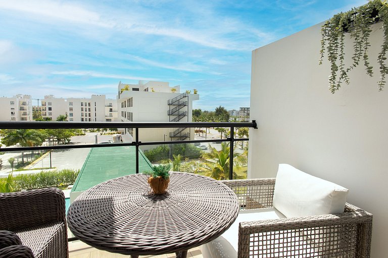 Suite cuarto piso vista piscina Downtown