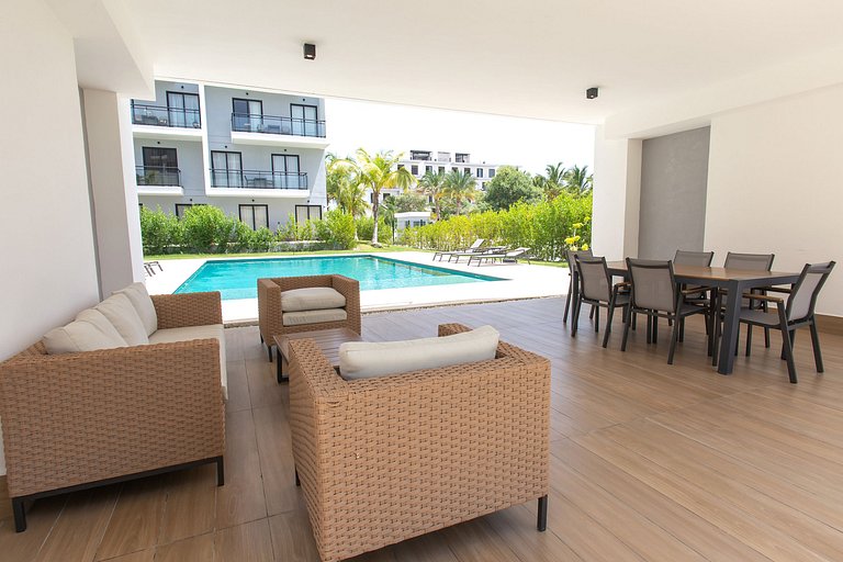Suite cuarto piso vista piscina Downtown