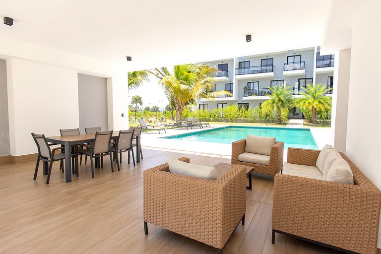 Suite cuarto piso vista piscina Downtown