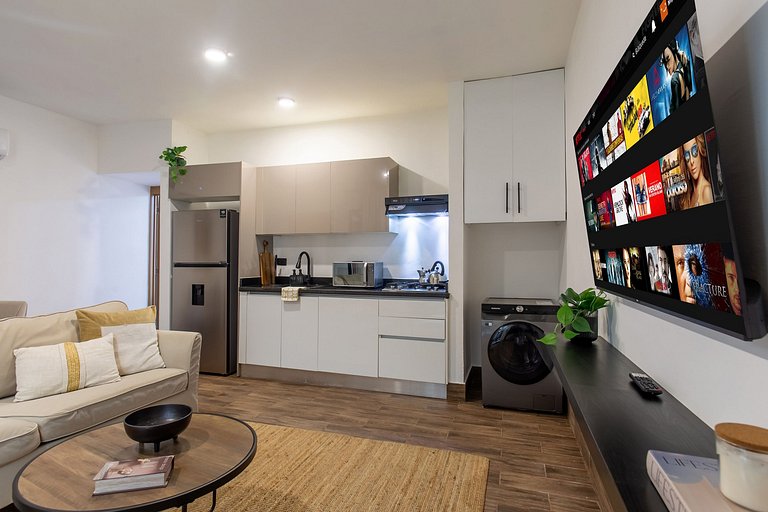 Apartamento en primer piso a 7 minutos de la playa