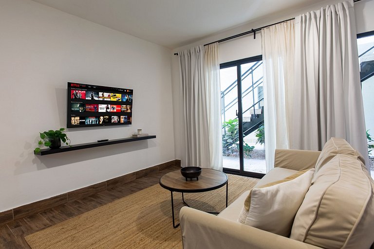 Apartamento en primer piso a 7 minutos de la playa