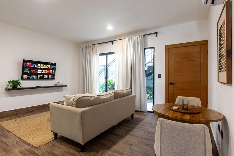 Apartamento en primer piso a 7 minutos de la playa