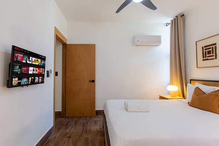Apartamento en primer piso a 7 minutos de la playa