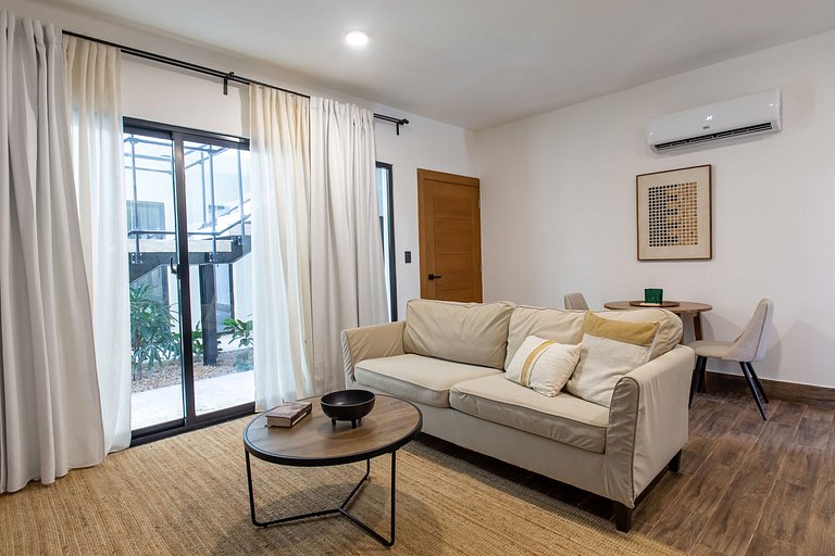 Apartamento en primer piso a 7 minutos de la playa