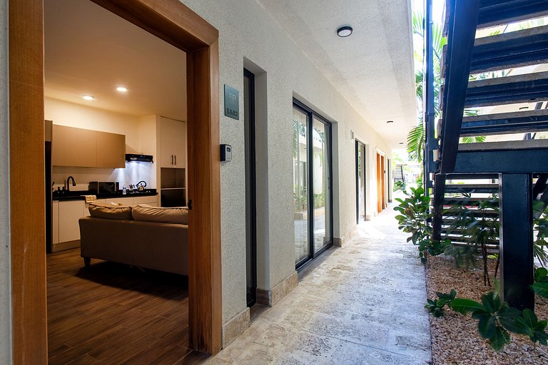Apartamento en primer piso a 7 minutos de la playa