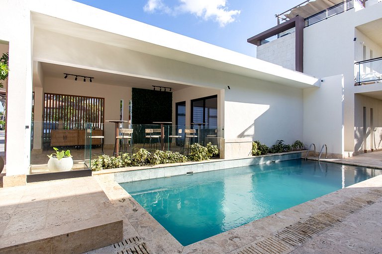 Apartamento en primer piso a 7 minutos de la playa
