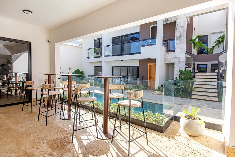 Apartamento en primer piso a 7 minutos de la playa