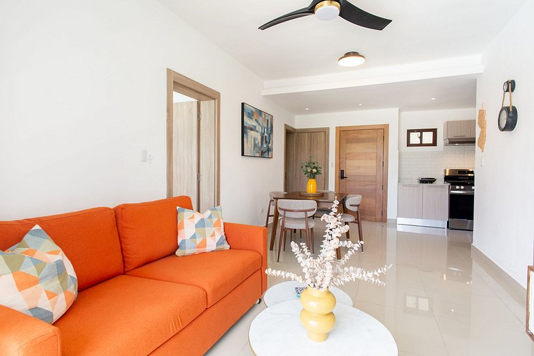 2 habitaciones con vista a piscina y jardín
