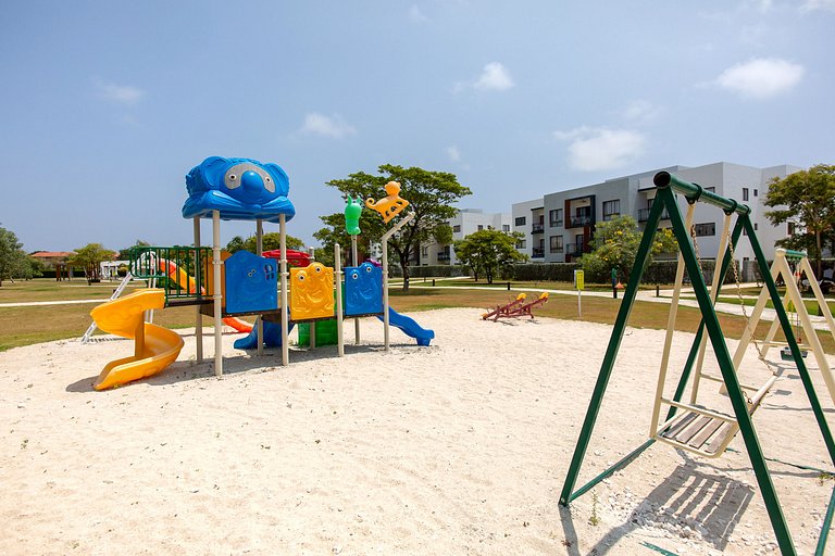 Piscina, gimnasio, playa a 7 minutos