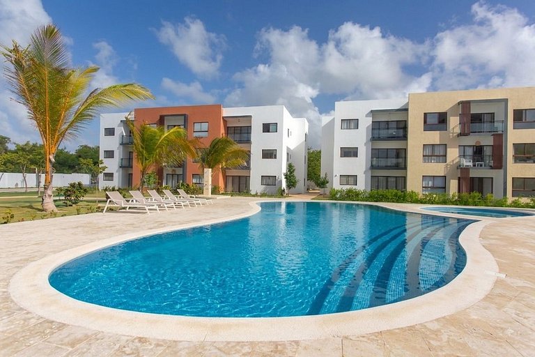 Piscina, gimnasio, playa a 7 minutos