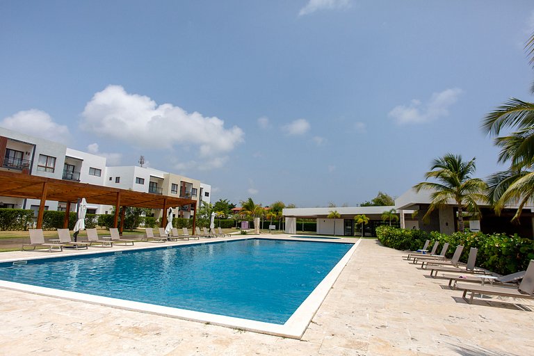 Apartamento 2 habitaciones piscina cerca de playa