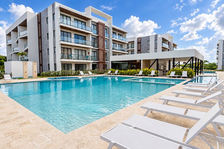 1 habitación en Punta Cana con piscina y gimnasio