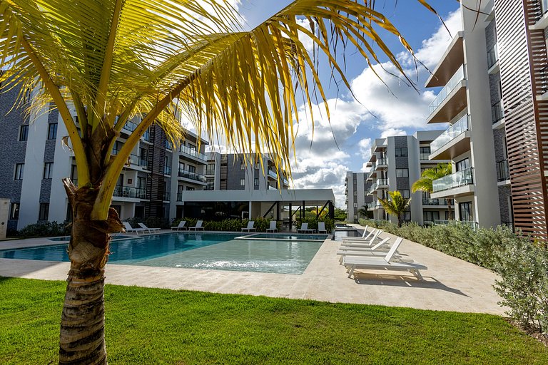 1 habitación en Punta Cana con piscina y gimnasio